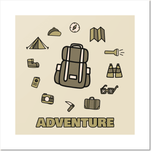 ADVENTURE Travelling Design Posters and Art